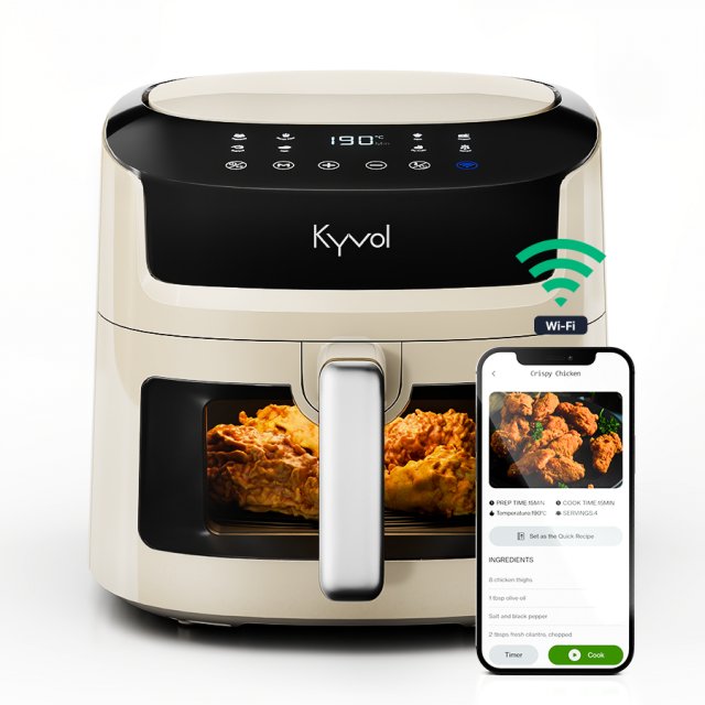 Kyvol 7.2L Smart Airfryer - CrispMaster 360° - Nästan Slutsåld