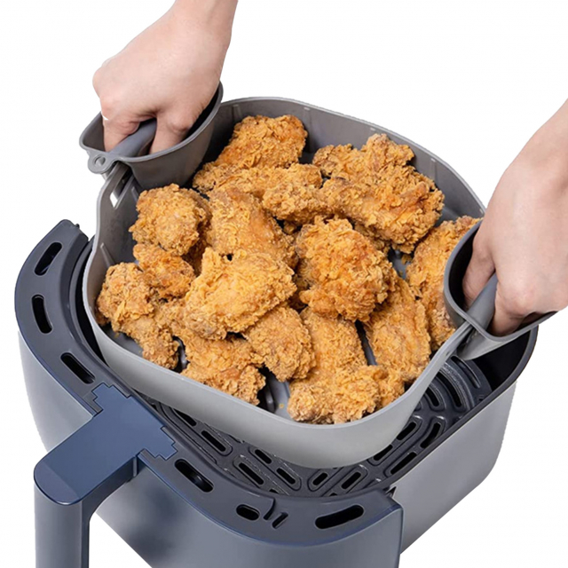 Airfryer Silikonform - Fyrkantig
