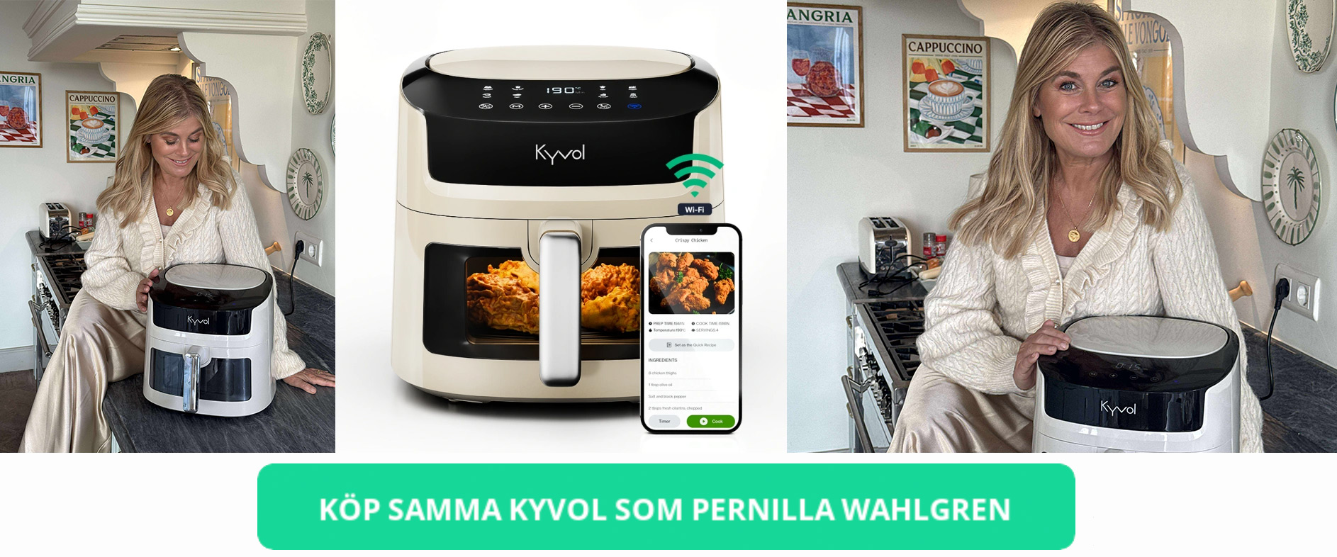 Airfryer Pernilla Wahlgren