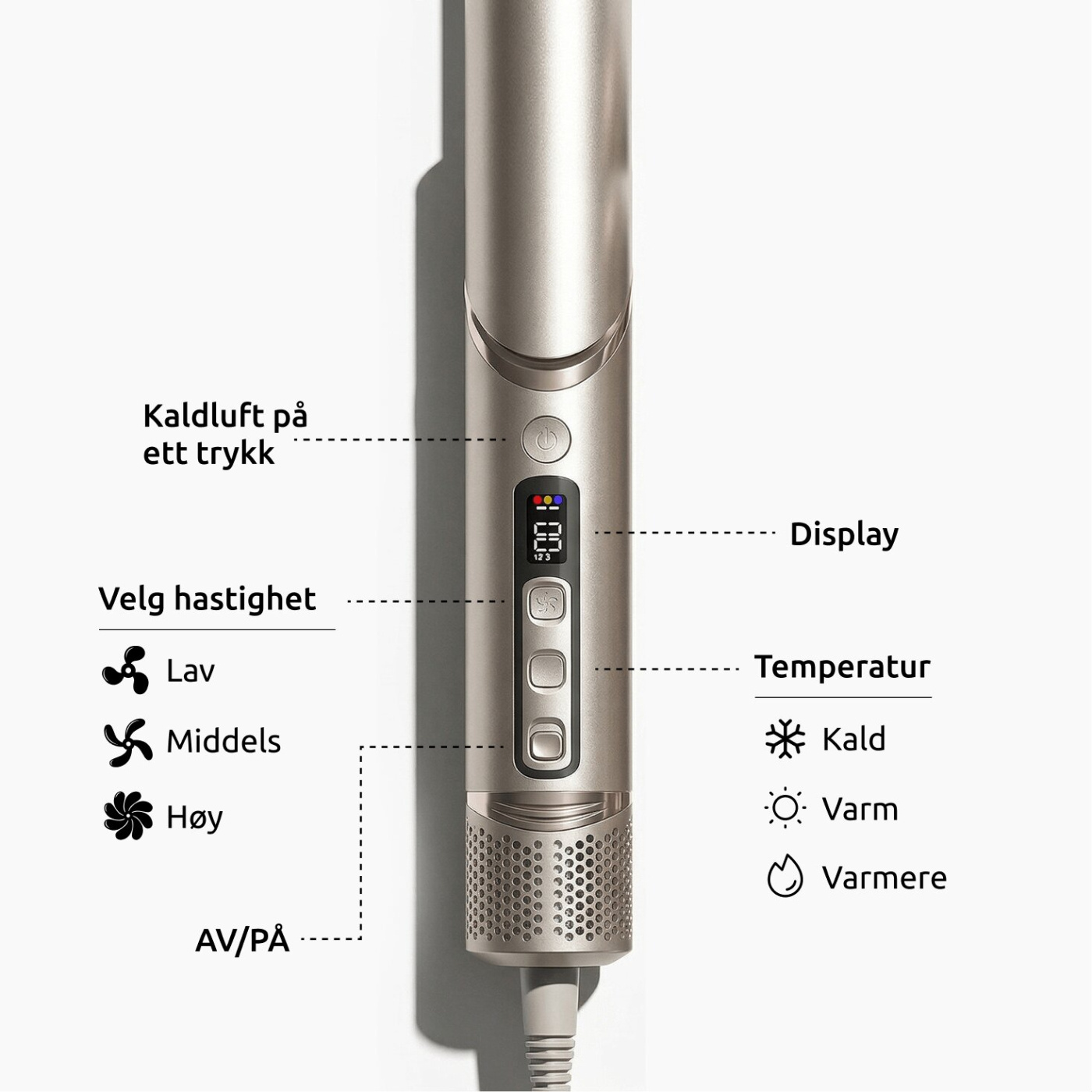 8in1 Profesjonell Hair Styler