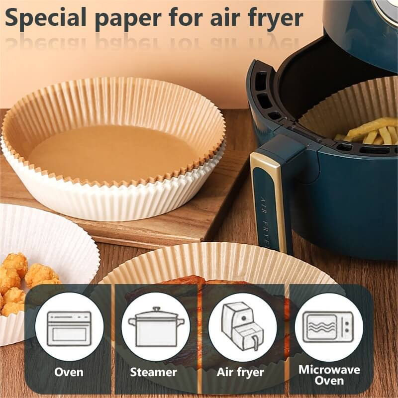 Airfryer Bakpapper - Rund form 100 st