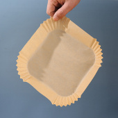 Airfryer Bakepapir - firkantet form 100 st