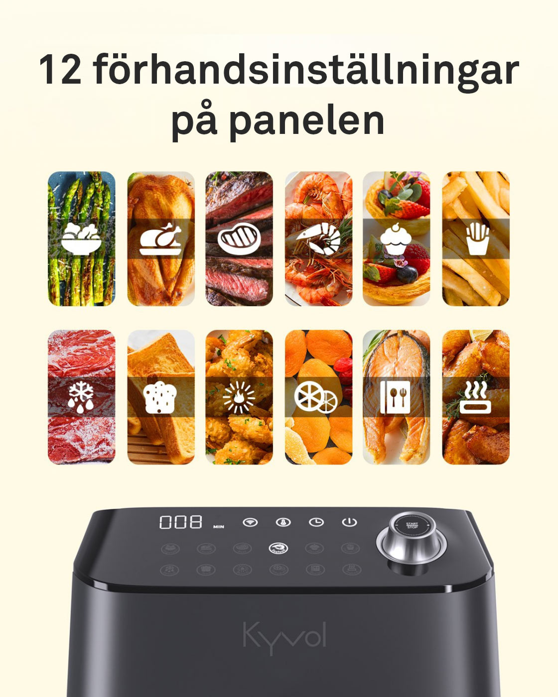 Kyvol Premium Smart Airfryer | Nästan Slutsåld!