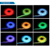 Smart Home LED-list RGB, WiFi, dimbar, 5 m - Vit Smart Home LED-list RGB, WiFi, dimbar, 5 m - Vit