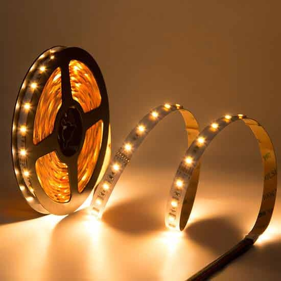 Smart Home LED-list RGB, WiFi, dimbar, 5 m - Vit