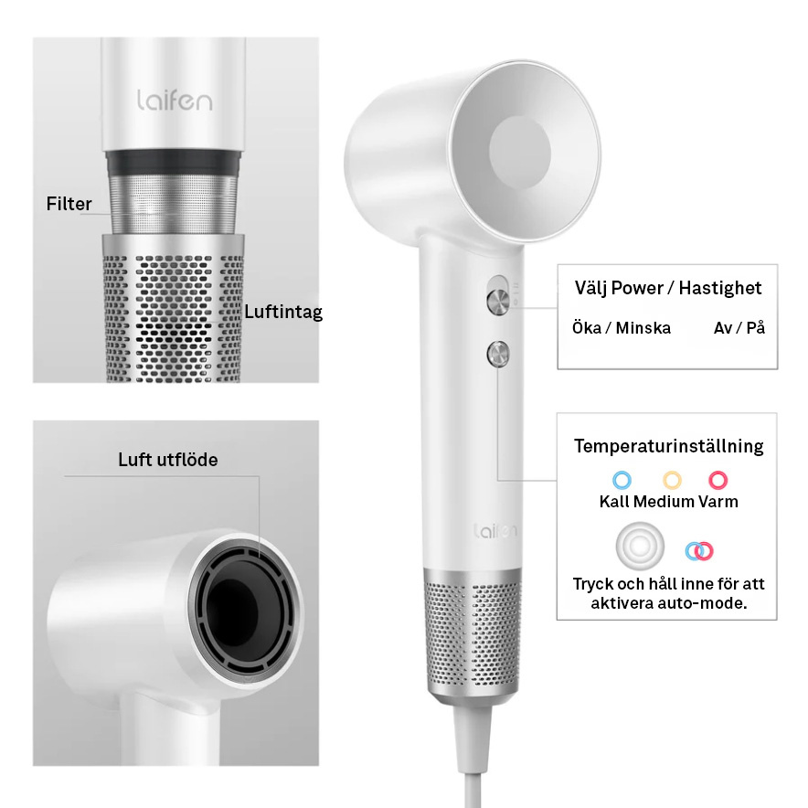 Laifen Swift High Speed Hårfönare