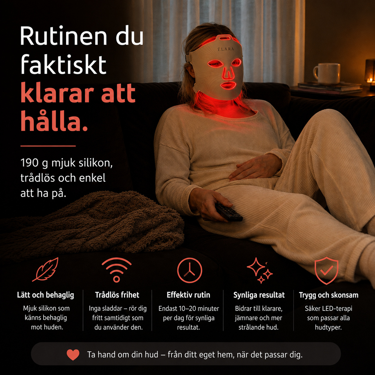 Élara LED Light Therapy Mask