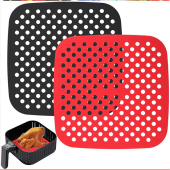 Silikoninsats till Airfryer - Fyrkantig 21,5x21,5 cm