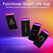 Smart julbelysning 10 m – appstyrd LED, inomhus och utomhus Smart julbelysning 10 m – appstyrd LED, inomhus och utomhus